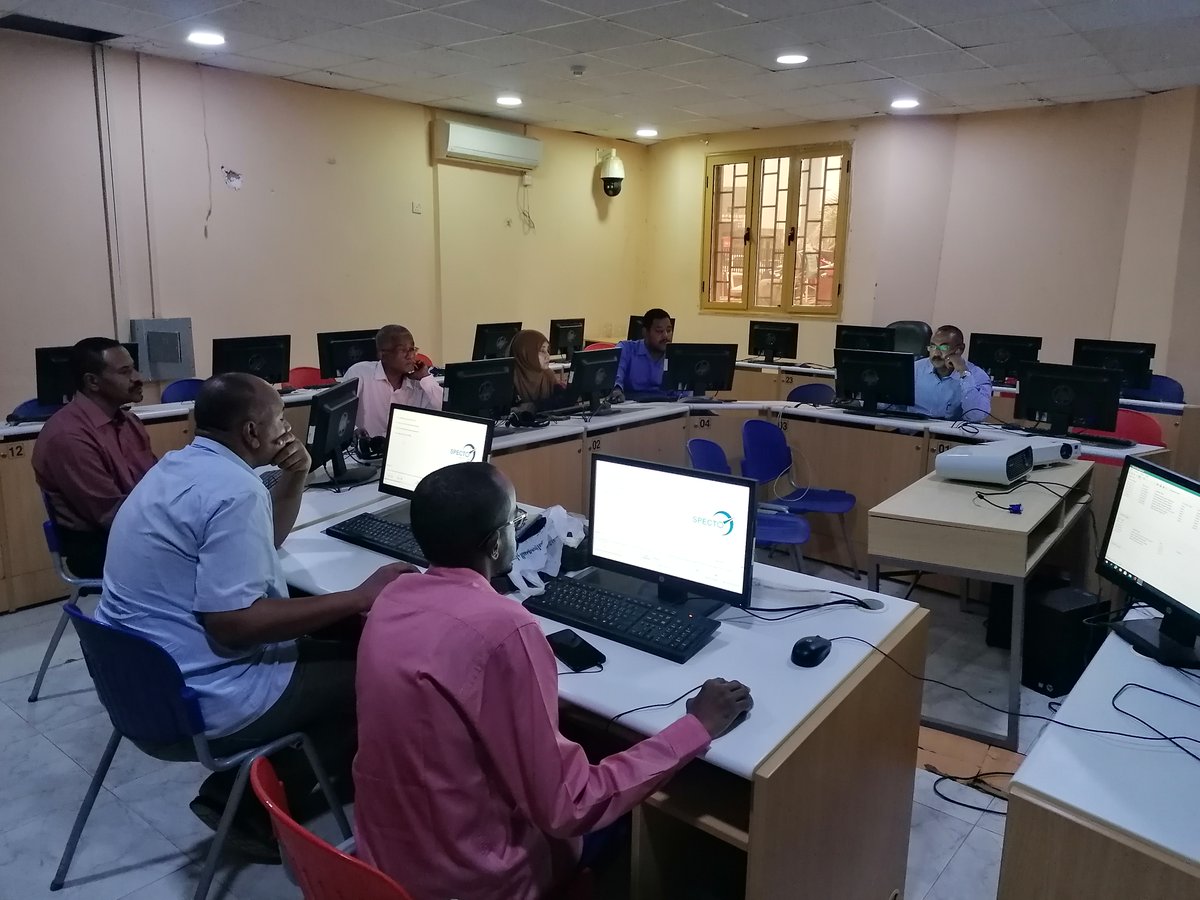 جلسة امتحان الـ Digital Marketing لمدراء مراكز ICDL Sudan