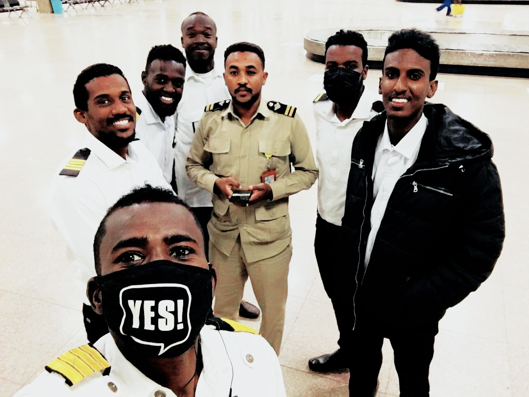 التدريب العملي OJT لطلاب بكالوريوس العلوم في إدارة الطيران بطار الخرطوم الدولي.